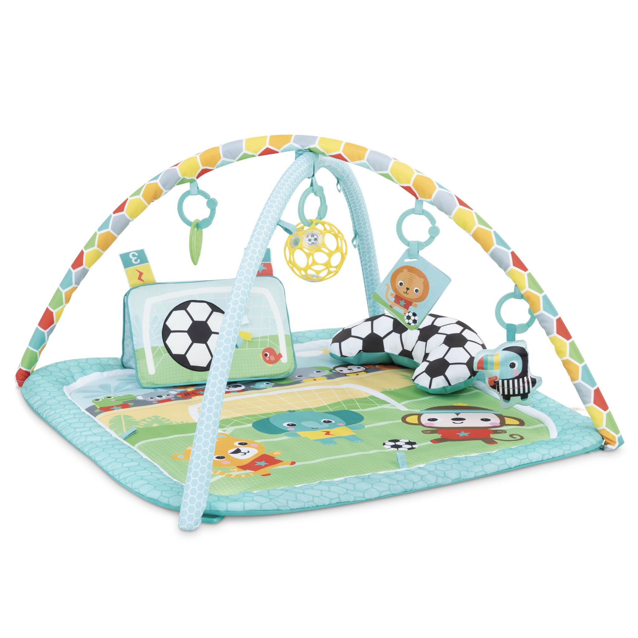 Grip & Kick Babygym – Interaktiv lekematte med lyd og lys