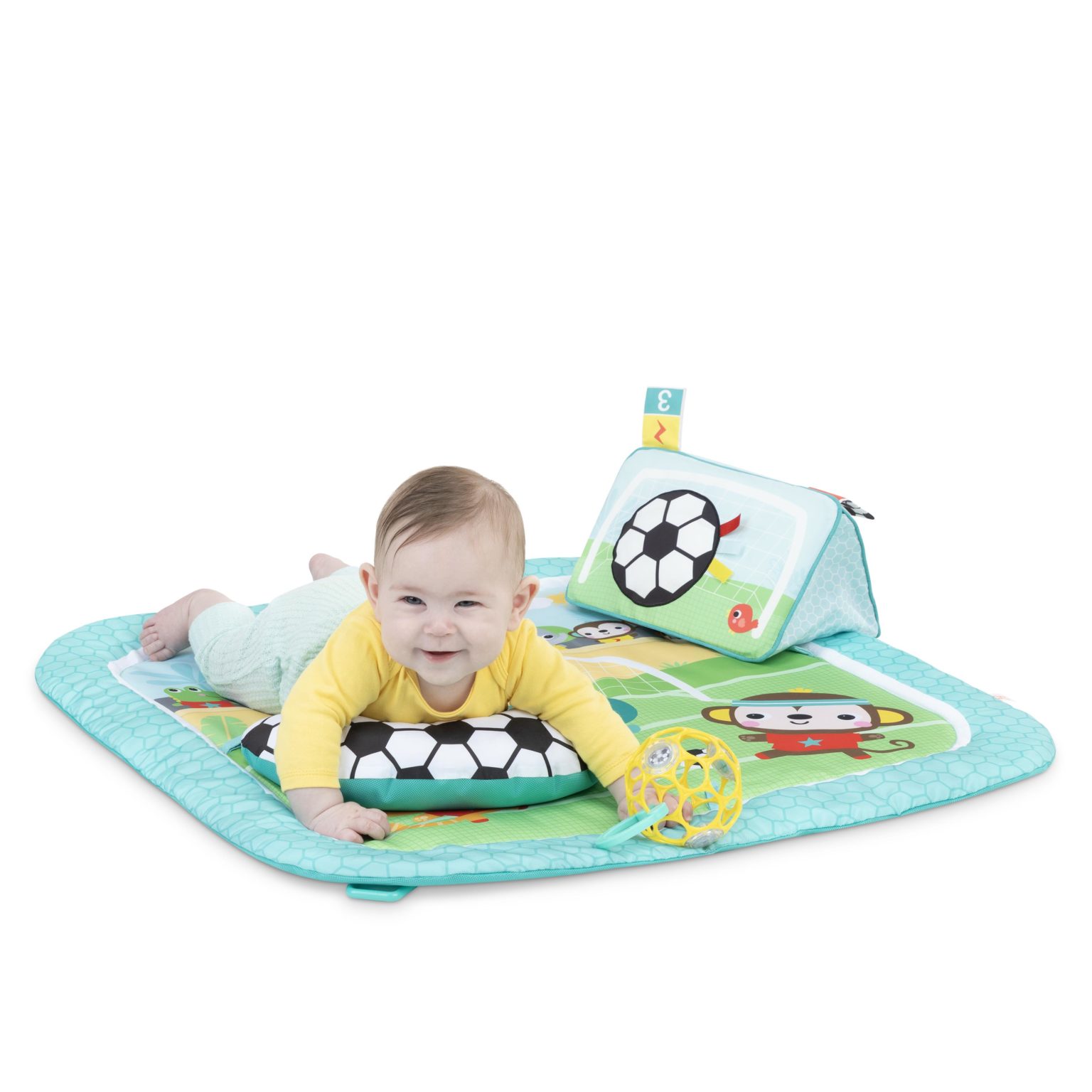 Grip & Kick Babygym – Interaktiv lekematte med lyd og lys, multiple