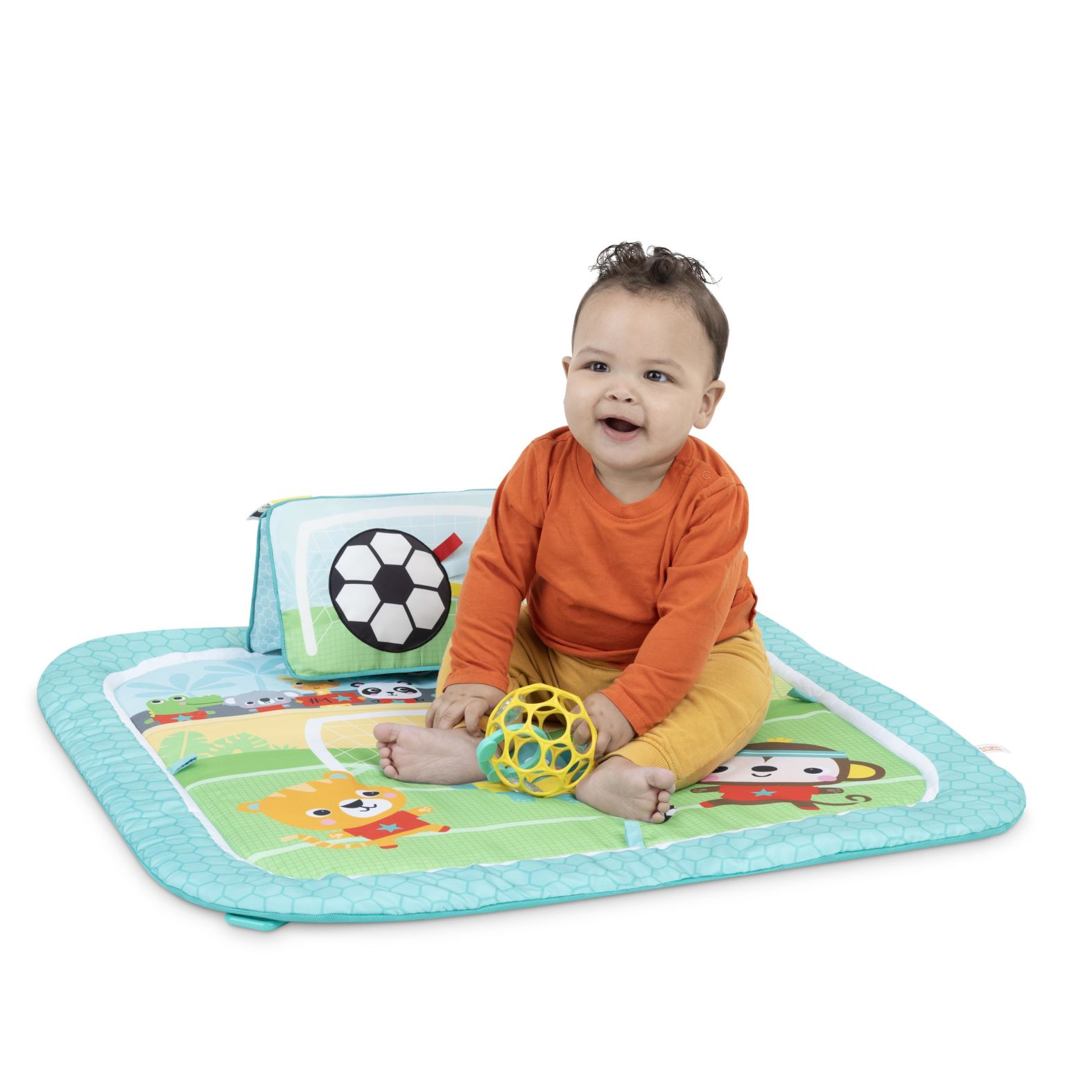 Grip & Kick Babygym – Interaktiv lekematte med lyd og lys, multiple