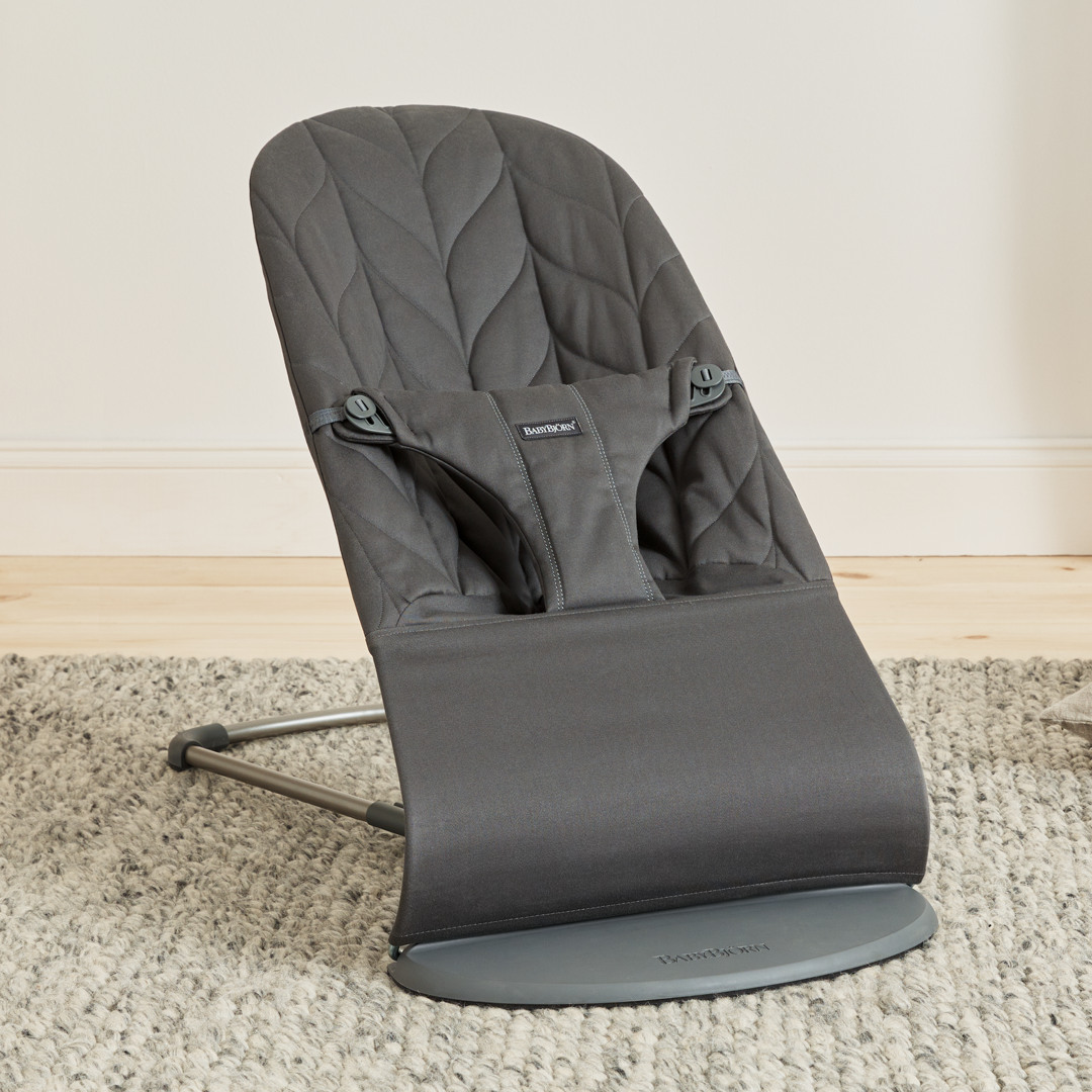 BabyBjörn Bouncer Bliss vevd, anthracite