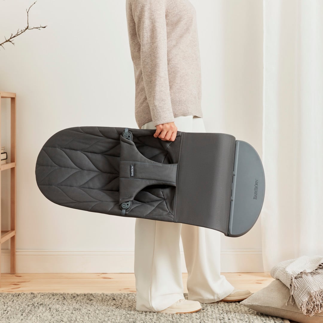 BabyBjörn Bouncer Bliss vevd, anthracite