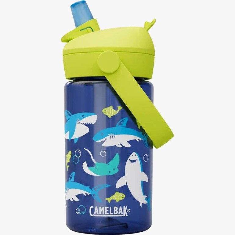 CamelBak Thrive Kids drikkeflaske m/sugerør Grønn - 11040222-sharksrays-400ml - 1