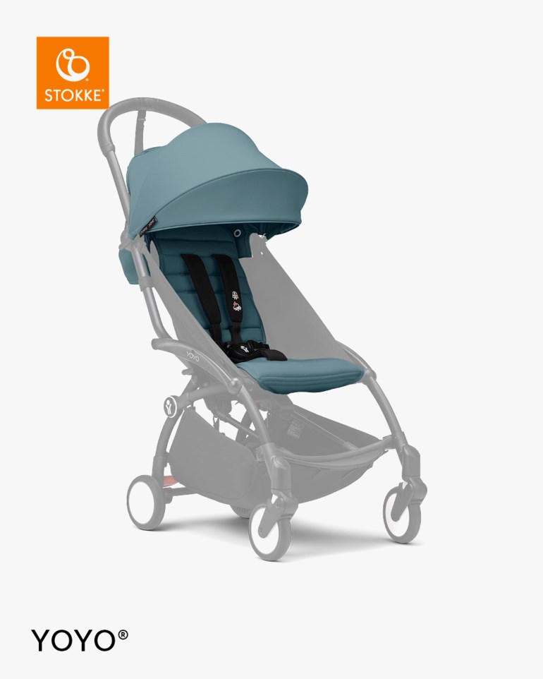 Stokke® YOYO 6+ Color Pack – Fremovervendt sittedel fra 6 mnd Blå - 11040234-Aqua-6mth - 1