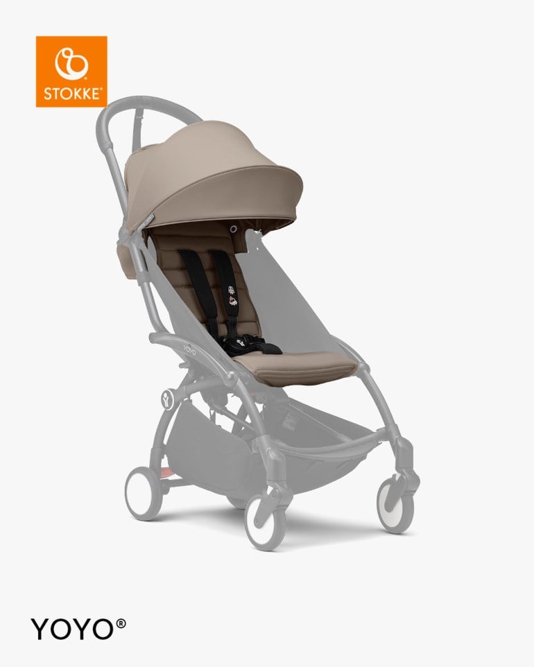 Stokke® YOYO 6+ Color Pack – Fremovervendt sittedel fra 6 mnd Beige - 11040234-taupe-6mth - 1