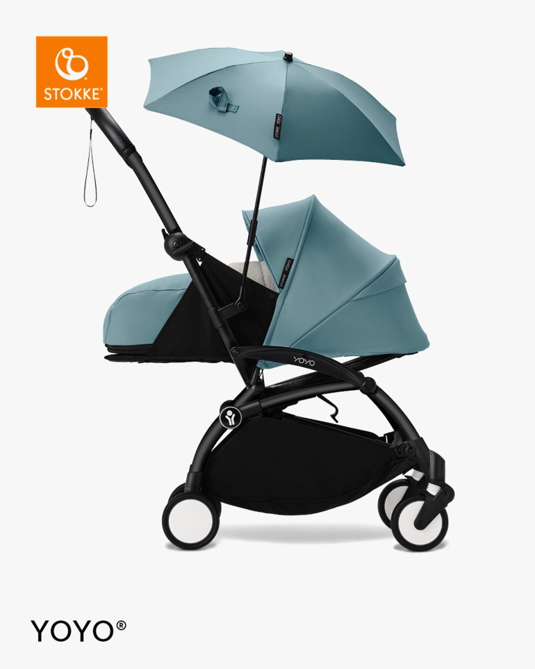 Stokke® YOYO parasol Blå - 11040240-Aqua-One Size - 1