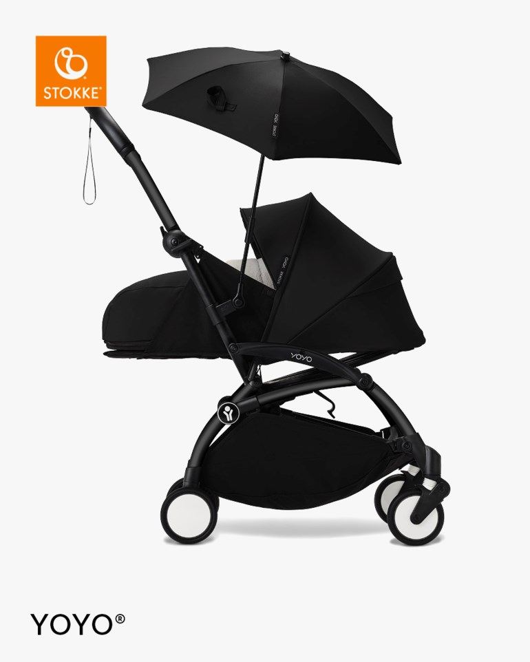 Stokke® YOYO parasol Sort - 11040240-Black-One Size - 1