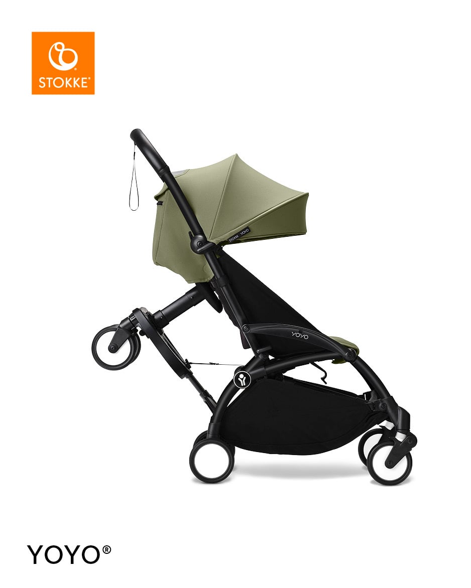 Stokke® YOYO® ståbrett med sete, black