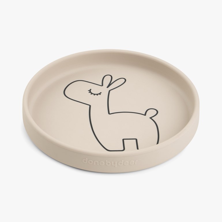 Silikontallerken Lalee Beige - 11040259-Sand-One Size - 1