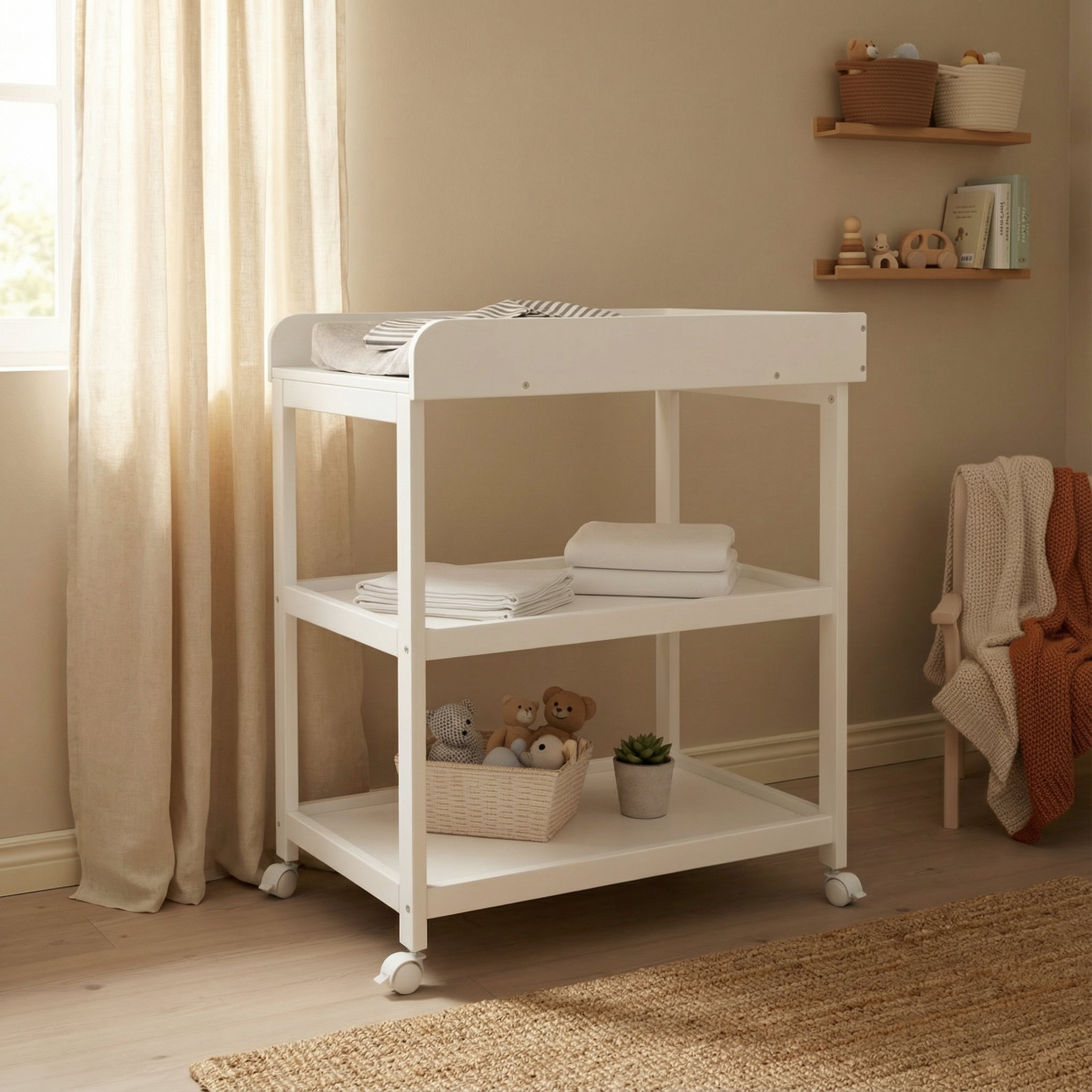 Stellebord Hvit - 11040275-White-One Size - 1