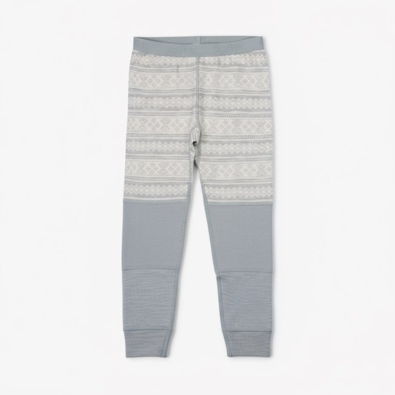 Nordlys ull longs Grå - 11040371-Grey Mel-98-104 cm - 1