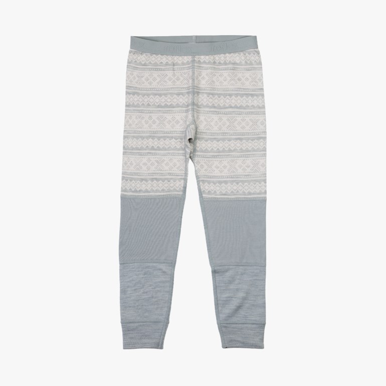 Nordlys ull longs Grå - 11040371-Grey Mel-86-92 cm - 1