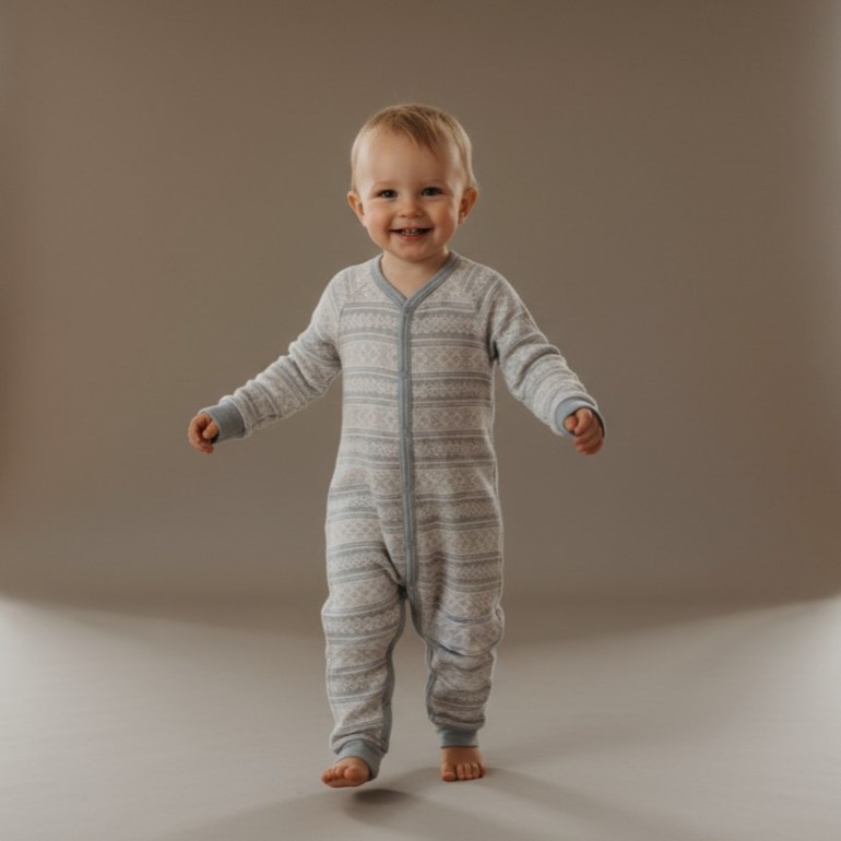 Nordlys ull heldress Grå - 11040372-Grey Mel-56 cm - 1