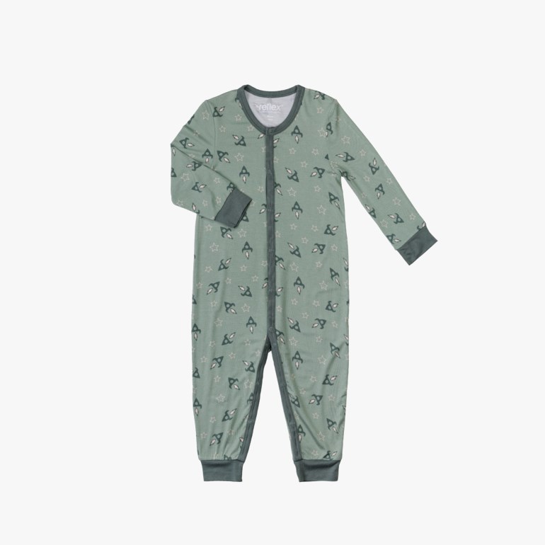 Bambus heldress Grønn - 11040378-Green-62 cm - 1