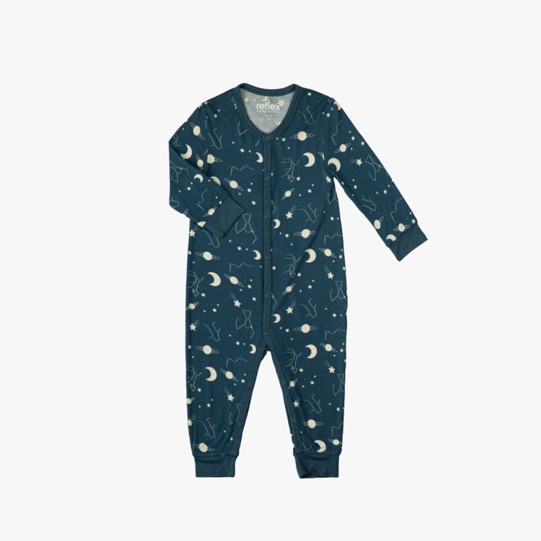 Bambus pyjamas Blå - 11040380-Blueberry-56 cm - 1