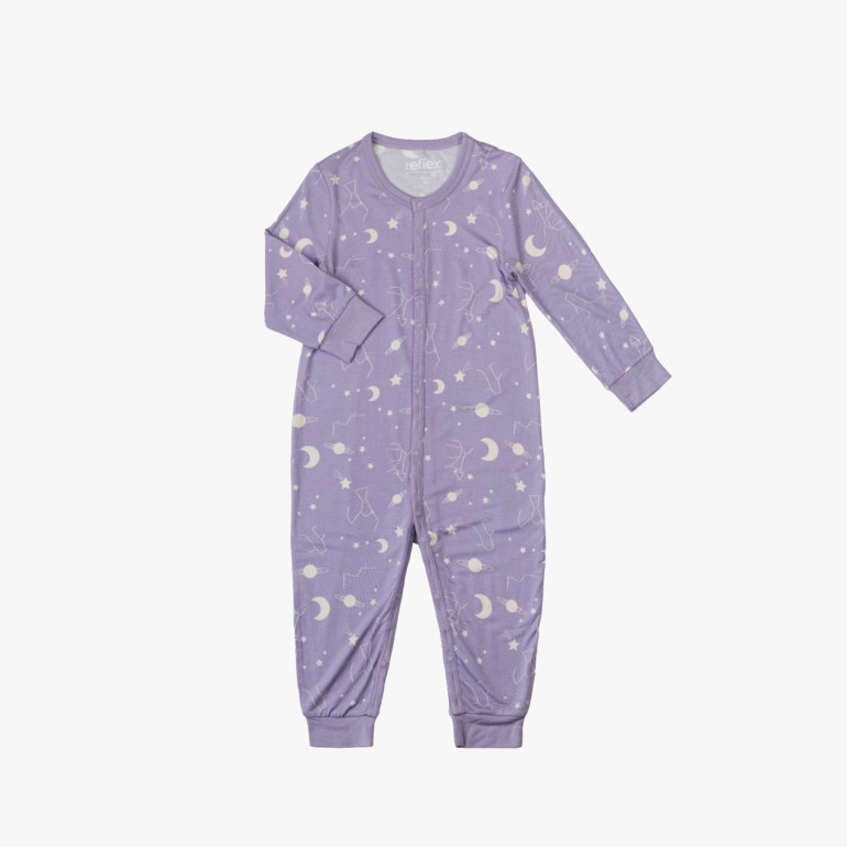 Bambus pyjamas Lilla - 11040380-Lilac-62 cm - 1