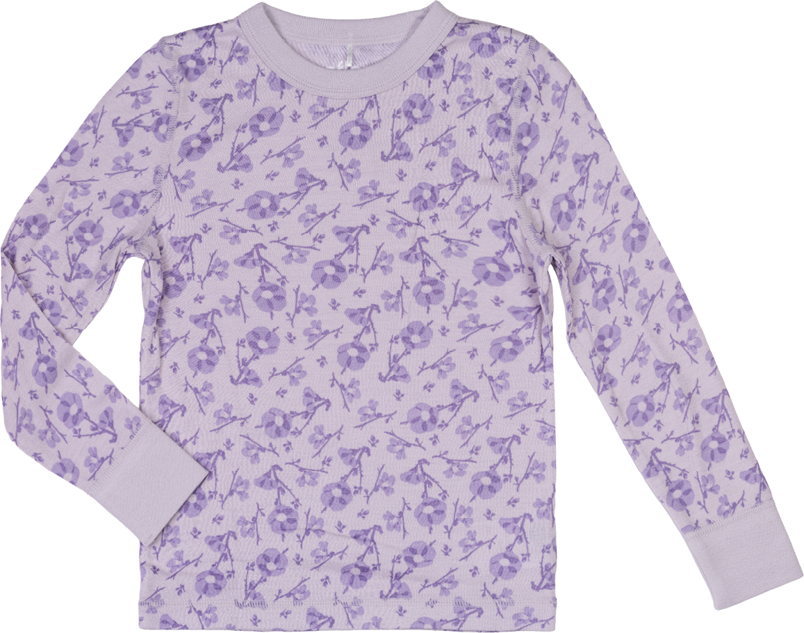 Bris ull/bambus trøye Lilla - 11040385-light lila-86-92 cm - 1