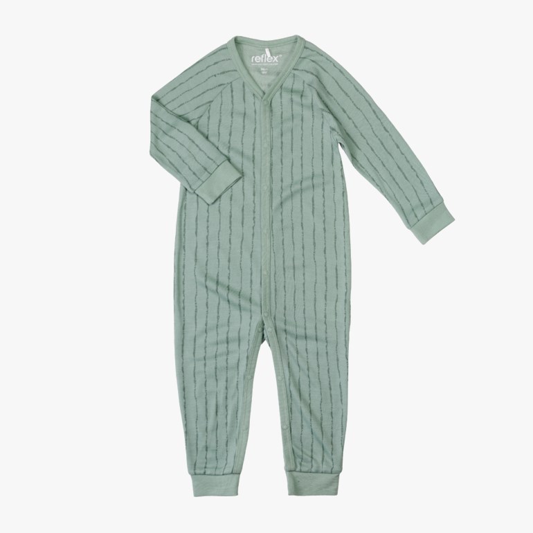 Bris ull/bambus heldress Grønn - 11040387-Green-56 cm - 1
