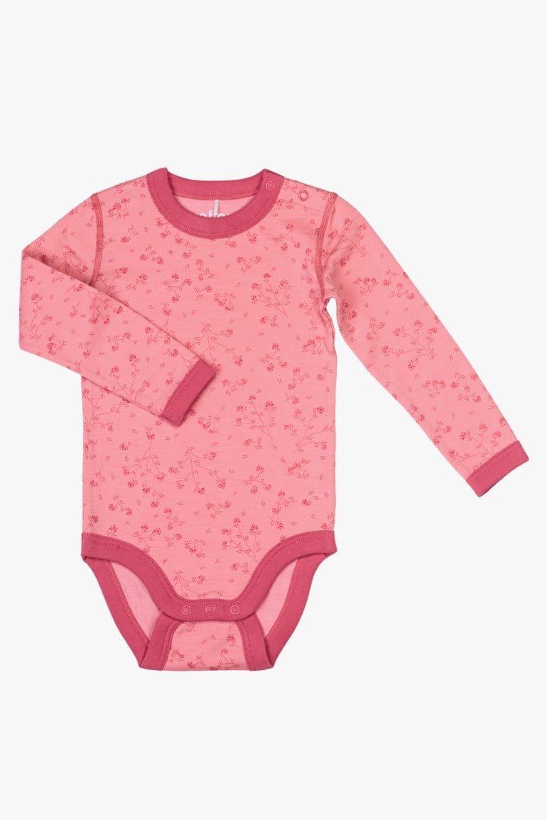 Snøfall ull/bomull body aop Rosa - 11040388-Dusty rose-80 cm - 1