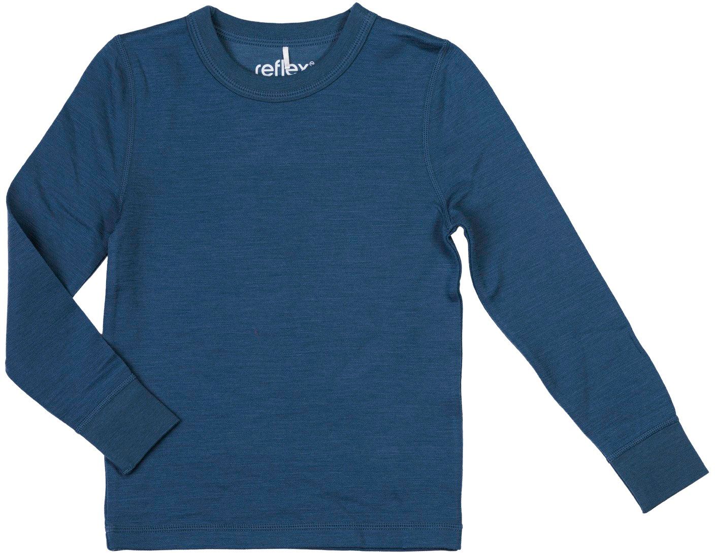 Snøfall ull/bomull trøye Blå - 11040392-Blueberry-86-92 cm - 1