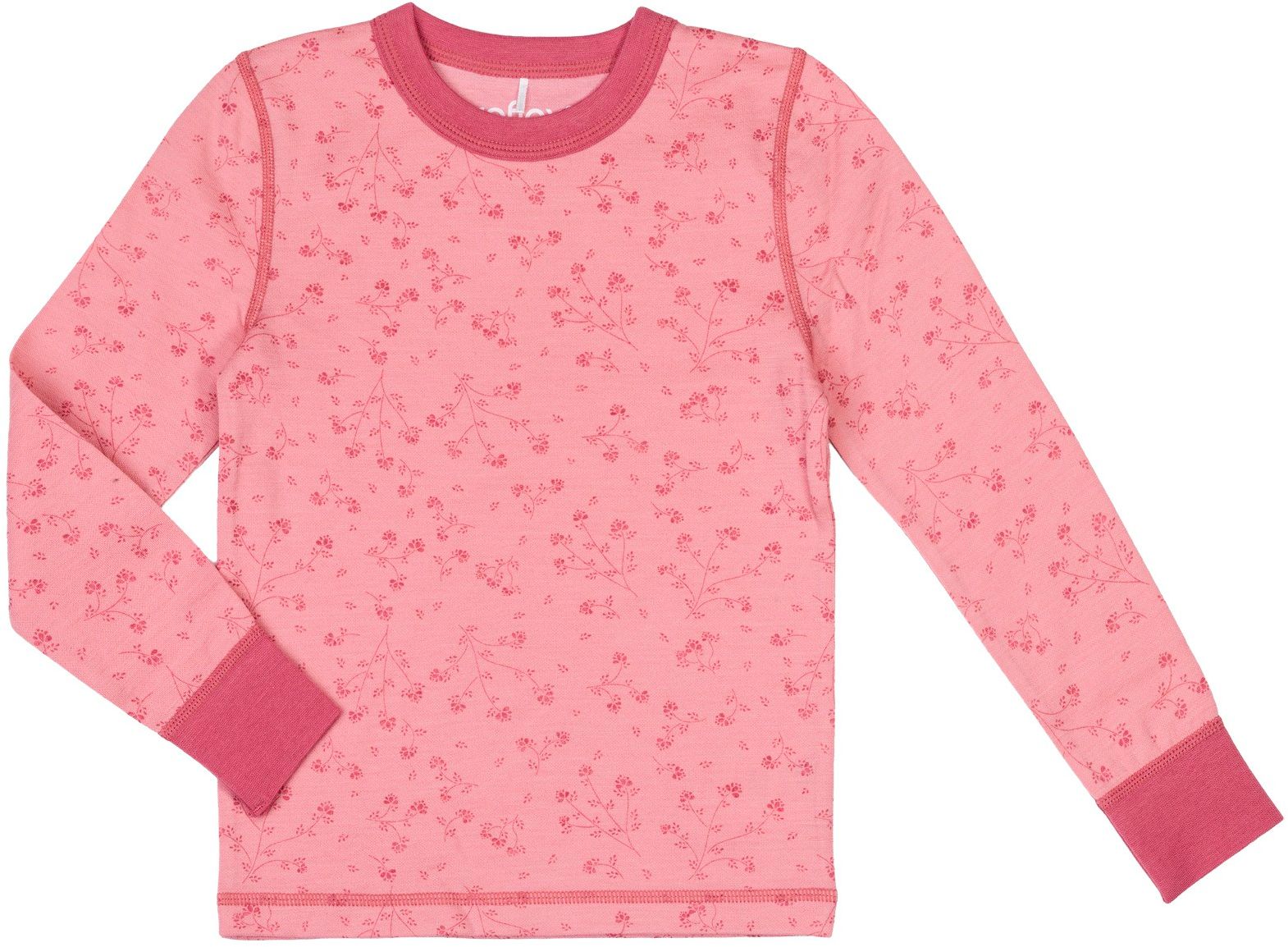 Snøfall ull/bomull trøye Rosa - 11040393-Dusty rose-98-104 cm - 1