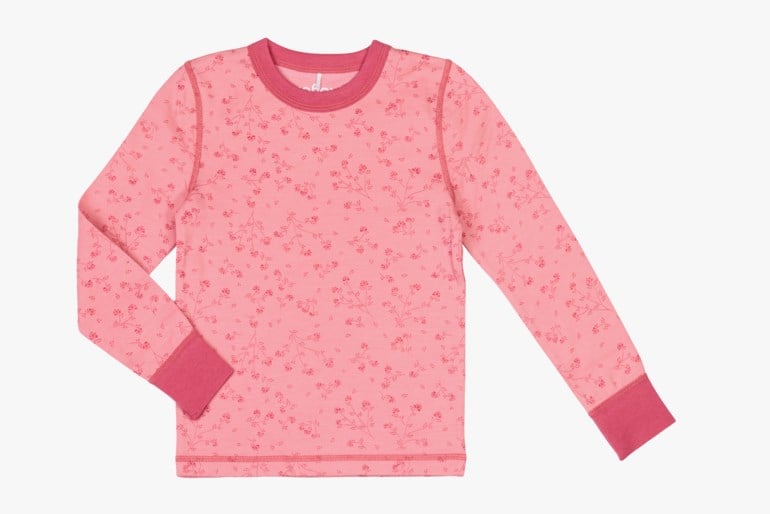 Snøfall ull/bomull trøye Rosa - 11040393-Dusty rose-86-92 cm - 1