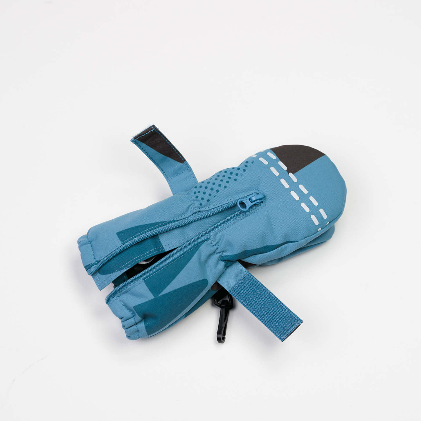 Snøhetta votter med glidelås, blue