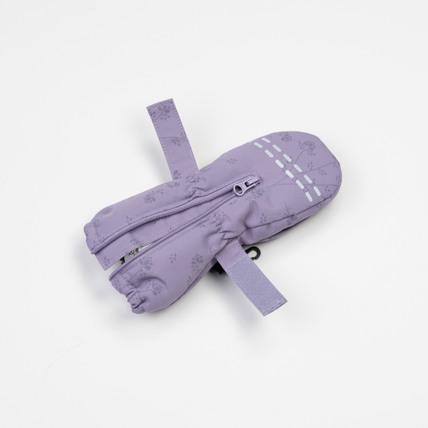 Snøhetta votter med glidelås, purple