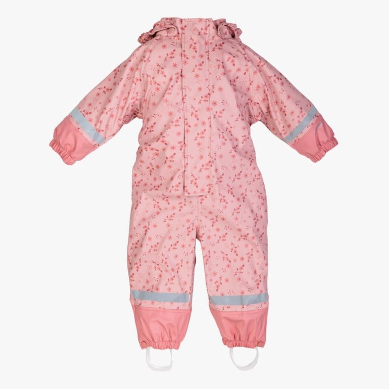 Kongsfjord foret regndress Rosa - 11040538-Dusty rose-80 cm - 1