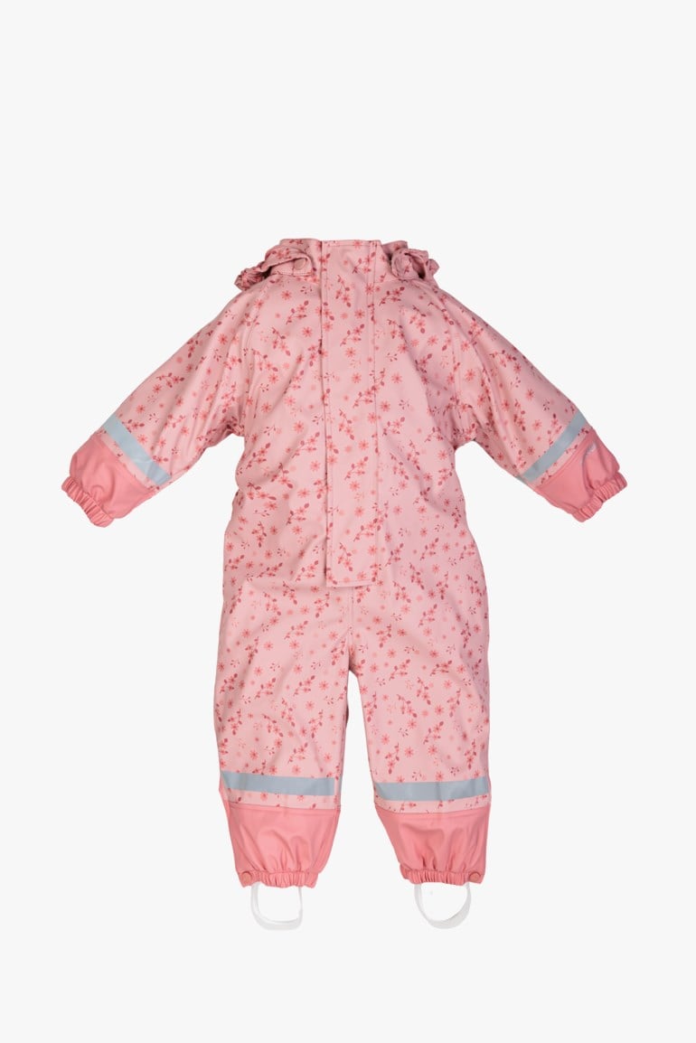 Kongsfjord foret regndress Rosa - 11040538-Dusty rose-80 cm - 1
