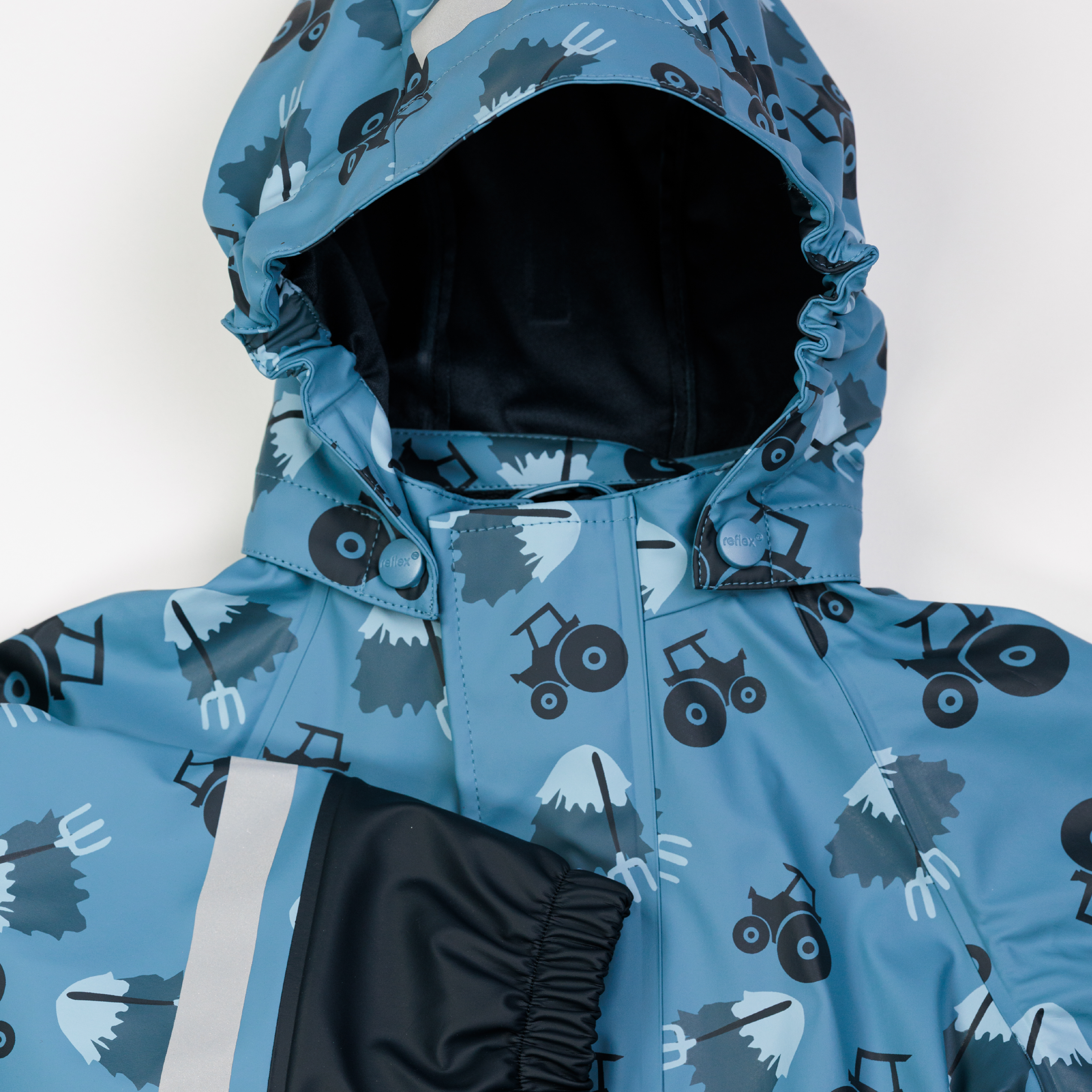 Kongsfjord foret regndress, midnight
