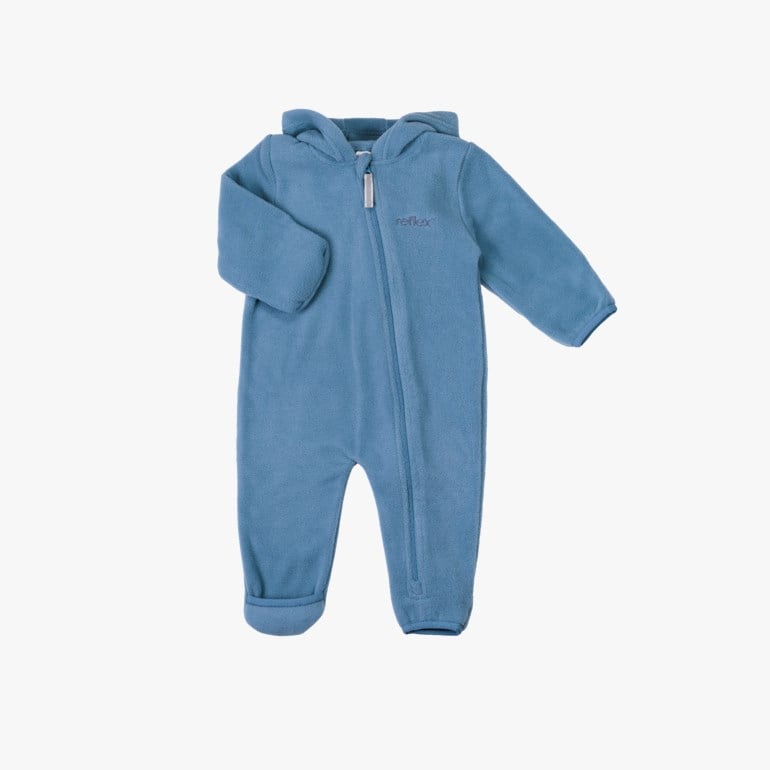 Baby fleecedress Blå - 11040632-Blueberry-56 cm - 1