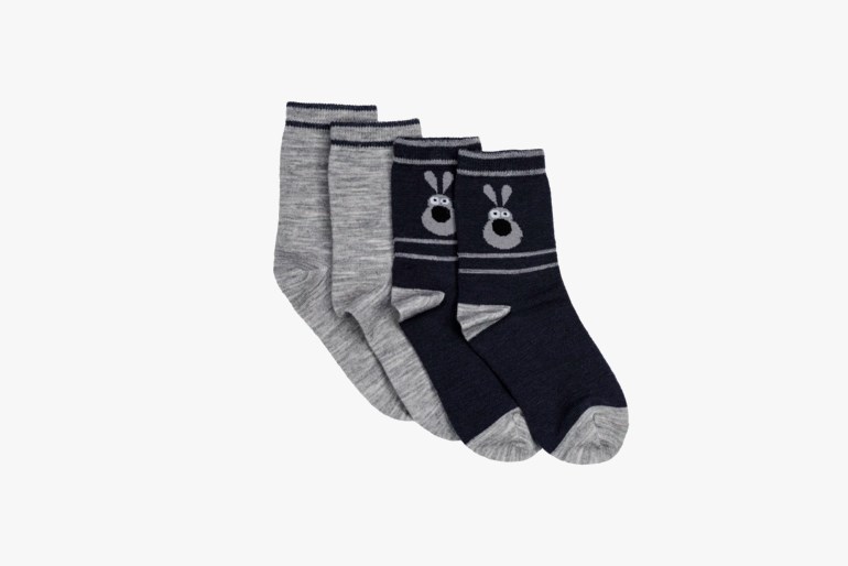 Dyreskogen ullsokker 2-pakk Marine - 11040640-Midnight-19-21 - 1