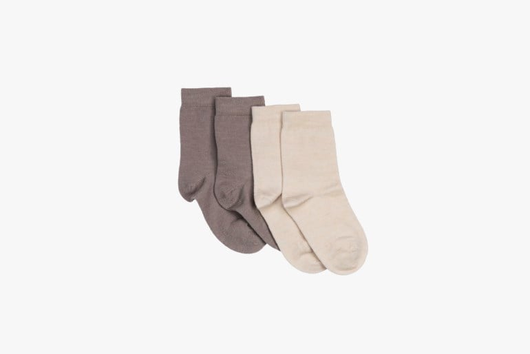 Valldal ullsokker 2-pakk Grå - 11040646-Stone-13-15 - 1