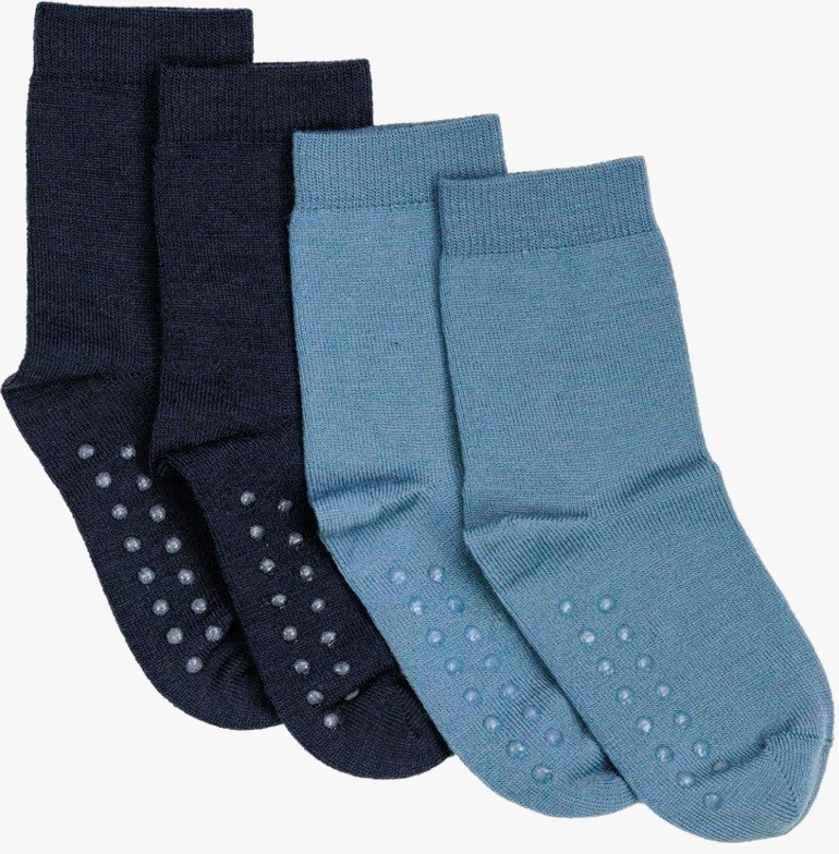 Harestua ullsokker med antiskli 2-pakk Marine - 11040647-Midnight-16-18 - 1