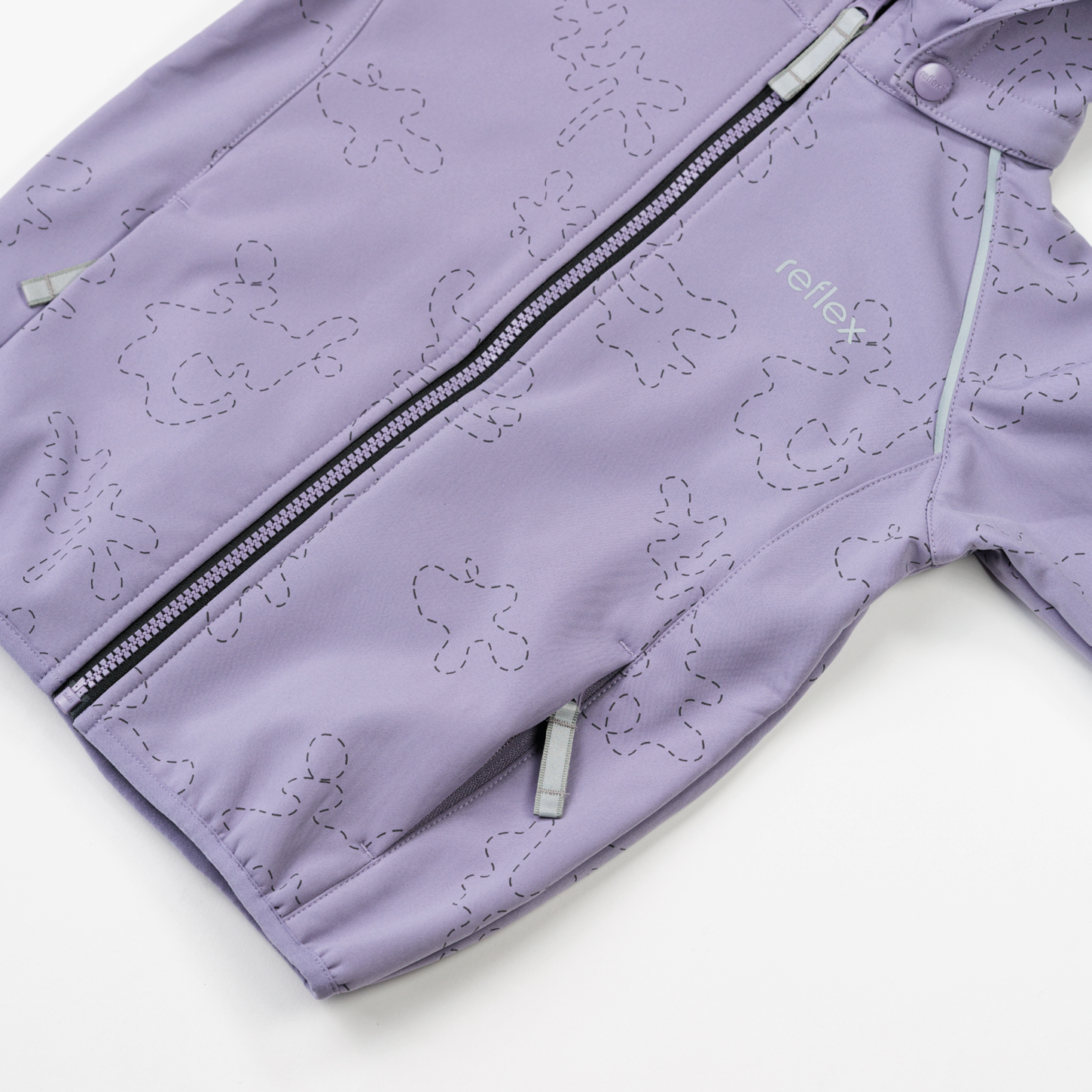Fauske jakke, purple