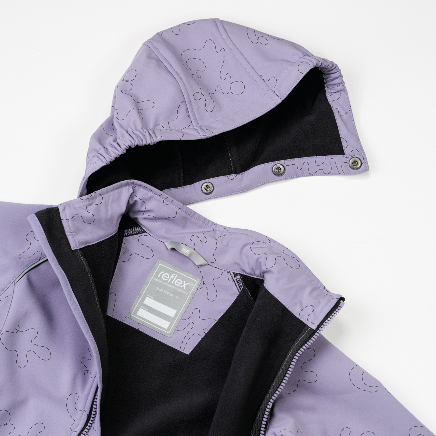 Fauske jakke, purple