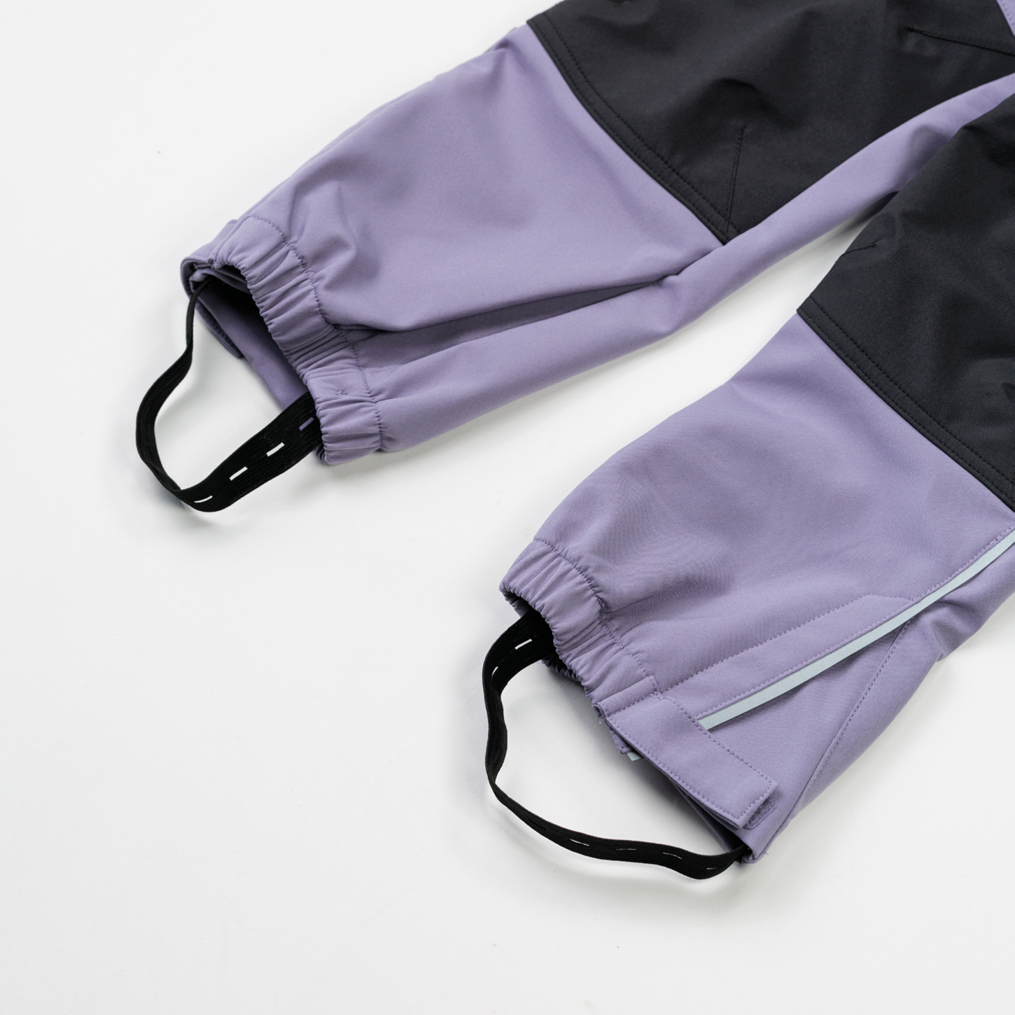 Smøla softshellbukse, purple