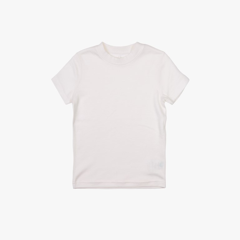 Bris ull/bambus t-skjorte Hvit - 11040725-Offwhite-86-92 cm - 1