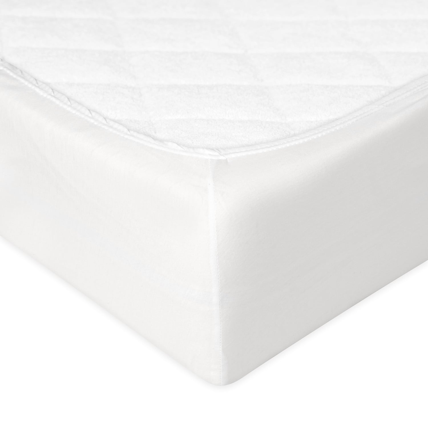 Vanntett og pustende stretchlaken, white