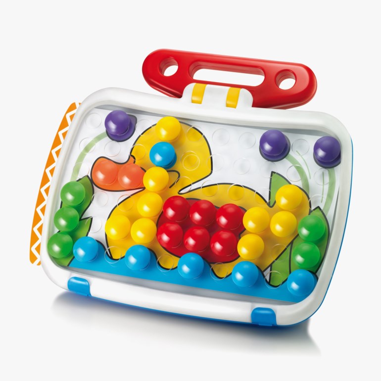 Quercetti FantaColor Junior – 2-i-1 mosaikk og tegnebrett Multiple - 11040803-multiple-One Size - 1