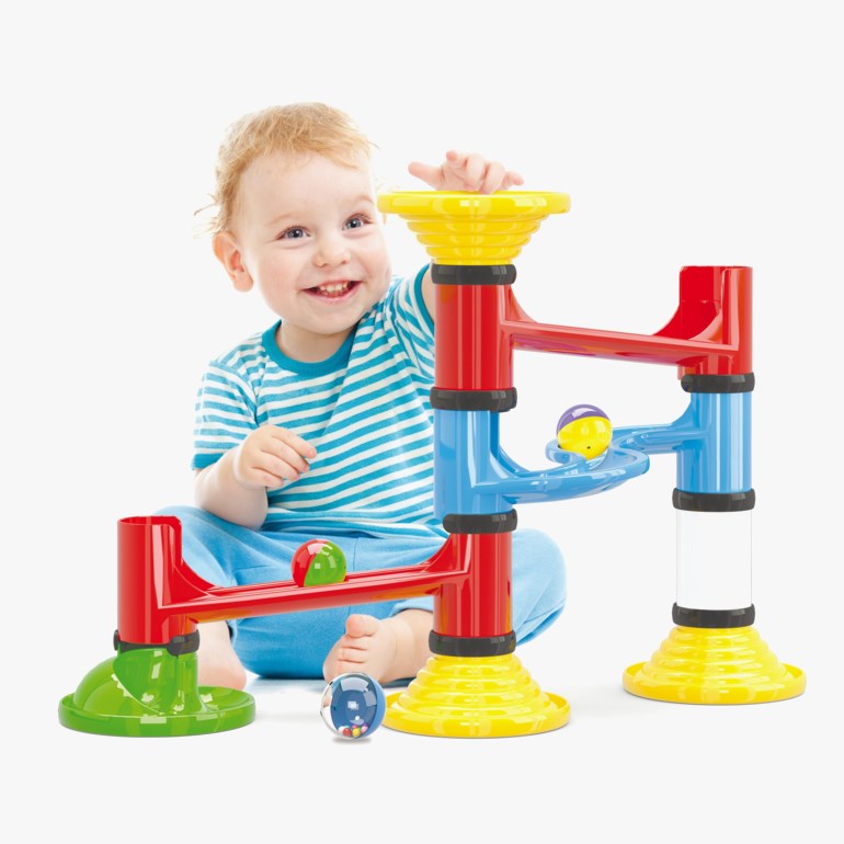 Quercetti Migoga Junior – Ballbane for små barn (22 deler) Multiple - 11040833-multiple-One Size - 1
