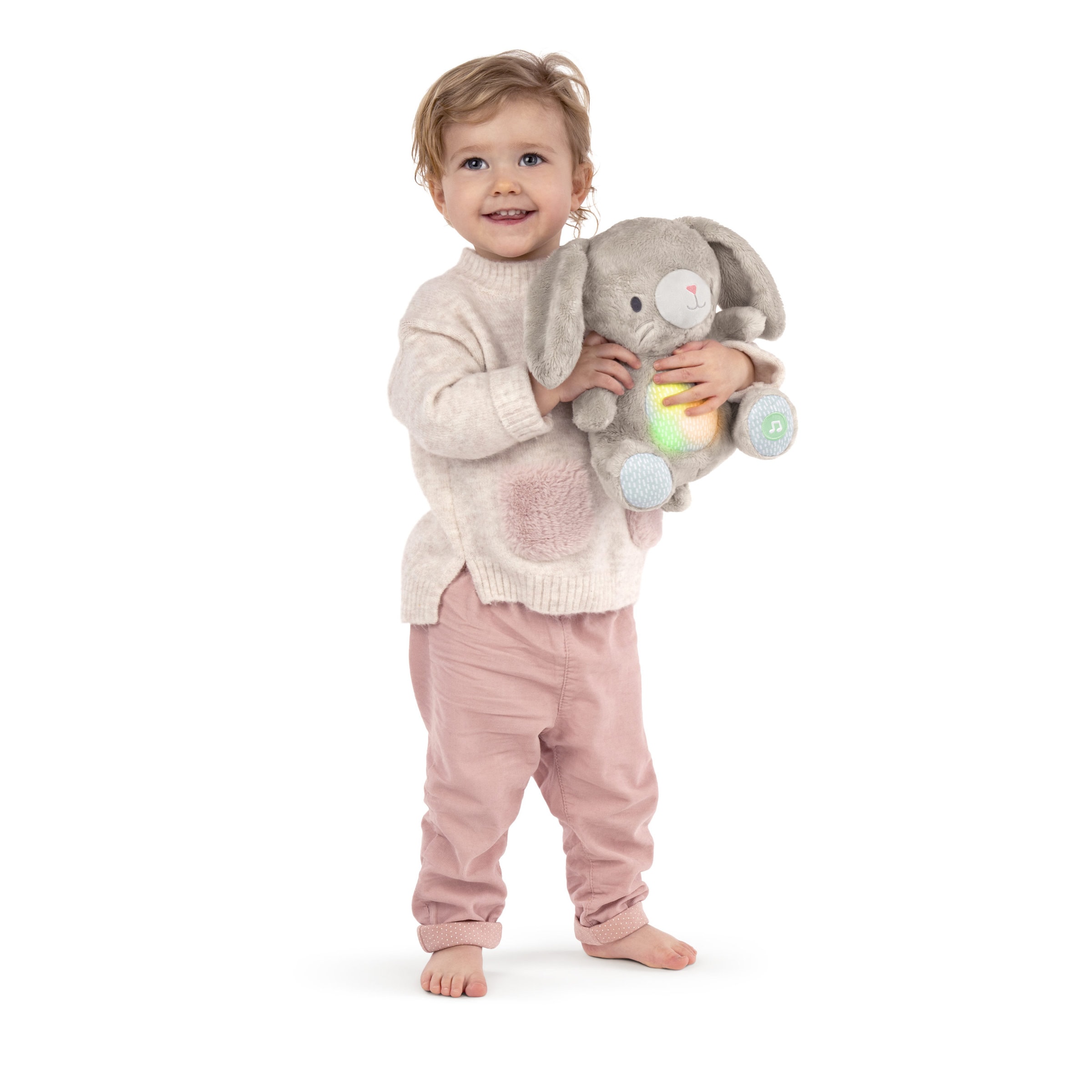 Heart to Hugs™ Sylvi™ Kaninbamse med hjertelyd og lys, multiple