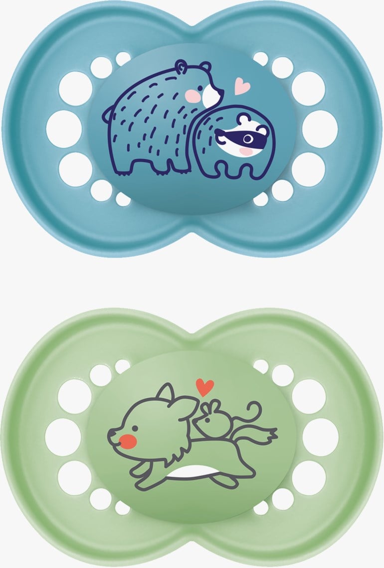 MAM smokk 6–16 mnd, Original Silk, 2-pk Blå - 11040863-Blue-6-18mth - 1