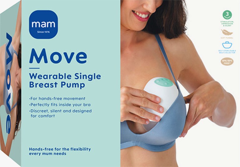 MAM Move brystpumpe, handsfree Hvit - 11040866-White-One Size - 1