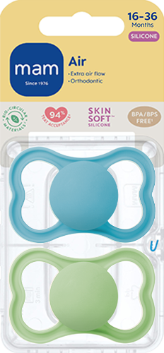 MAM smokk Air, silikon, blue