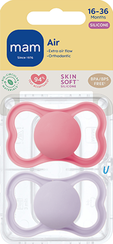 MAM smokk Air, silikon, pink