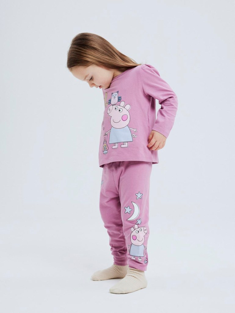 Peppa Gris pyjamas sett Rosa - undefined - 1
