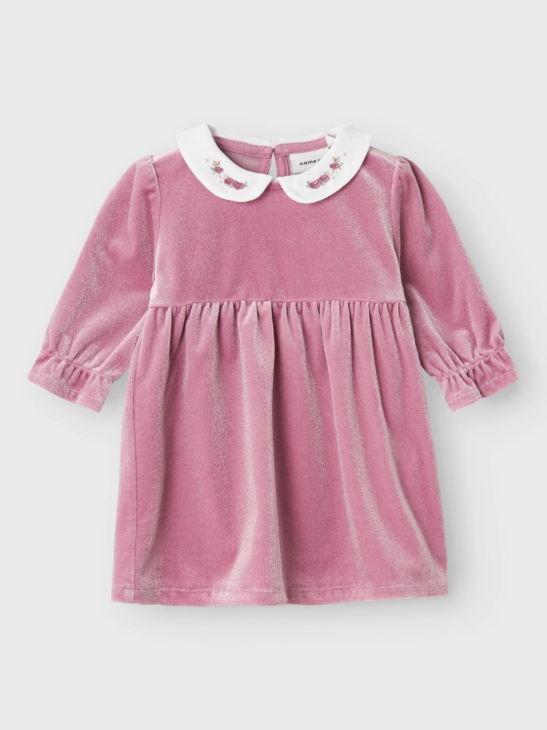 Rinna velurkjole Rosa - undefined - 1