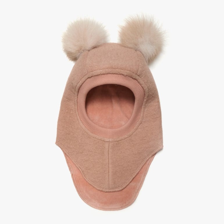Huttelihut ullbalaclava Rosa - 11040951-rose melan-0-12 mnd - 1