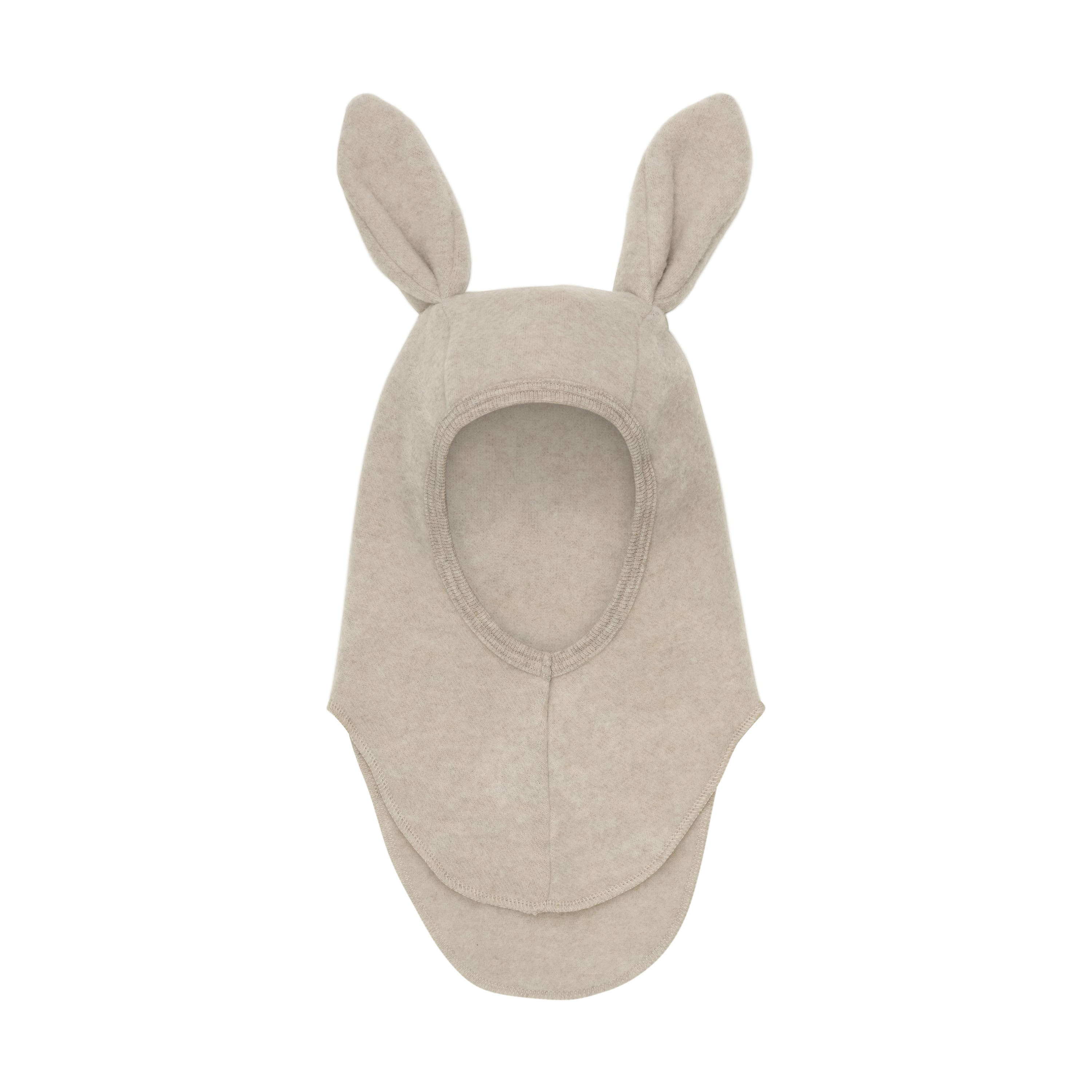 Huttelihut ull/fleece balaclava, camelmelange